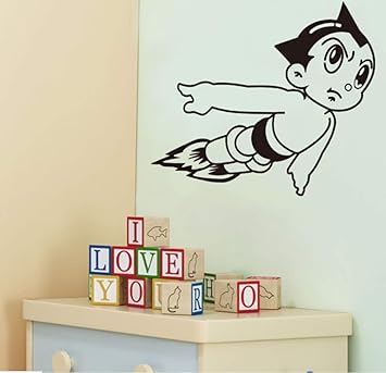 Venta Caliente De Dibujos Animados Astro Boy Vinilo Negro