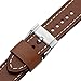 Fossil S221243 22mm Leather Calfskin Light Brown Watch Strap