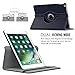 MoKo Case for iPad 9.7 2018/2017-360 Degree Rotating Cover Case with Auto Wake/Sleep for Apple iPad 9.7 Inch (iPad 5, iPad 6), INDIGO