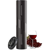 COKUNST Electric Wine Opener, Battery Operated Wine Bottle Openers with Foil Cutter, One-click Button Reusable Automatic Wine