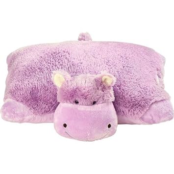 Pillow Pets Pee Wees Huggable Hippo 11 Comfy Cozy Chenille