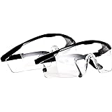 PACIFIC PPE 2 Pack Safety Glasses Goggle , Anti-fog, Clear Wraparound Lenses, Lab Goggles