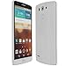 Skinomi Silver Carbon Fiber Full Body Skin Compatible with LG G3 Vigor (Full Coverage) TechSkin with Anti-Bubble Clear Film Screen Protector
