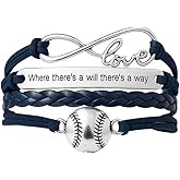 Infinity Collection Baseball Mom Bracelet- Baseball Jewelry For Moms - Gift for Baseball Moms