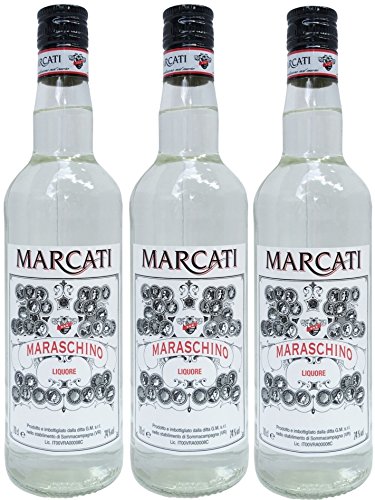 MARASCHINO MARCATI Liquore Italiano (3 x 0,7 L) - Italienischer Llikör 24% Vol.