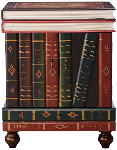 Stacked Books End Table Wackydecor