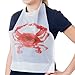 FeatherFine Crab Bibs Disposable Adult Crab Feast Bibs (12)