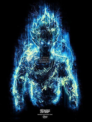 Super God Version 150 Million Power Warrior Painting Anime Giclèe Print