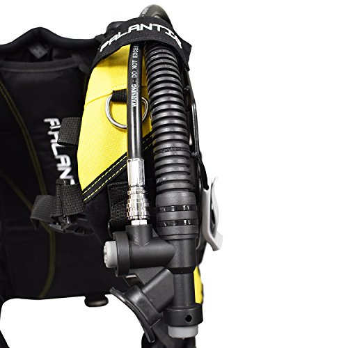 Palantic Traveler Scuba Choice Traveler Travel BCD, Yellow, Medium/Large