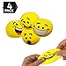 Big Mo's Toys Stress Balls - Emoji Sensory Stress Reliever Fidget Toy Stretch Ball for ADD / ADHD - 4 Pack
