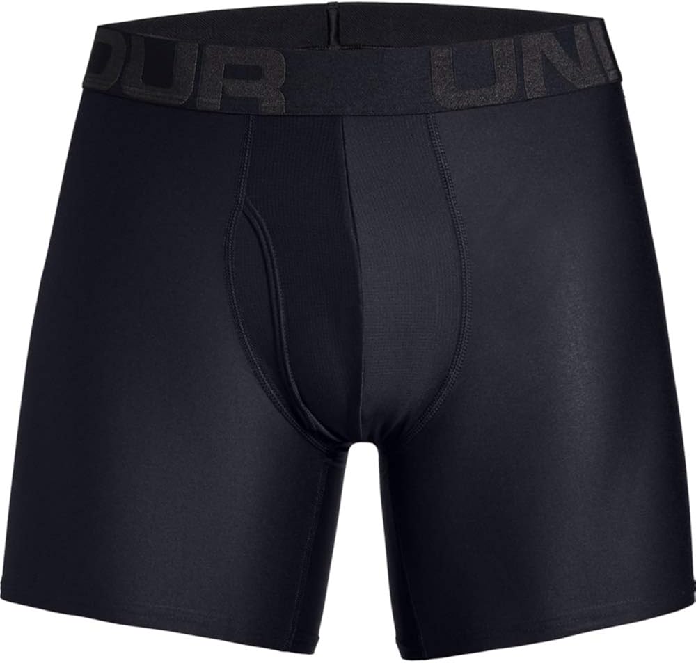 Under Armour mens Tech 6-inch Boxerjock 2-pack: Clothing