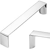 KOOFIZO 10 Pack 5 Inch Polished Chrome Kitchen Cabinet Pulls Chrome Cabinet Handles Chrome Cabinet Hardware for Kitchen Cabin