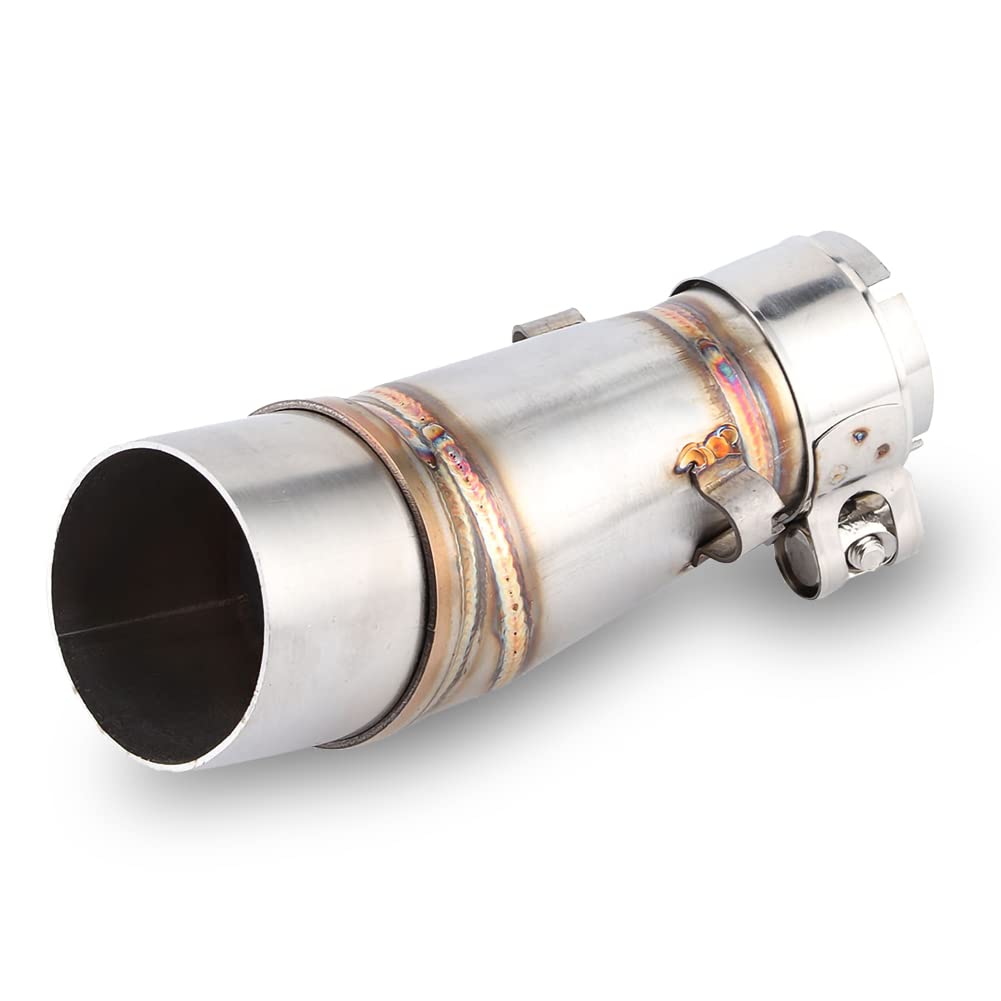 KIMISS Exhaust adapter Slip-on Fixed, Muffler Pipe Exhaust Link Pipe Motorcycle Exhaust systems Pipe Ends