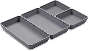 Sheet Pan, Xomoo Silicone Cheat Sheets Pans Dividers Baking Half Sheet Nonstick Bakeware for Cooking Oven Safe Baking Trays Easy Clean (4 pack)