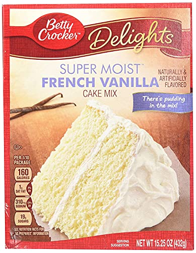 BETTY CROCKER™ SUPER MOIST™ DELIGHTS FRENCH VANILLA CAKE MIX