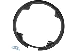 ACROPIX 48 Teeth 12cm 0.63"x8.35" Bicycle Bike Crankset Chain Wheel Cover Protector Chain Wheel Protective Cover Black - Pack