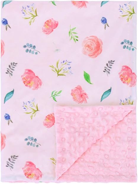 floral baby blanket