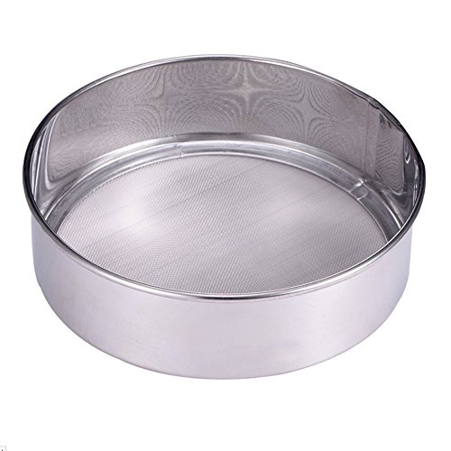 Lautechco 60 Mesh Stainless Steel Ultra Fine Flour Sifting Sifter Sieve