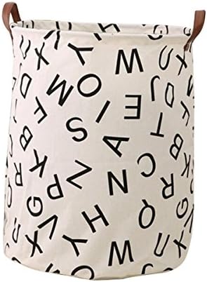 Storage Bins, Canvas Storage Bags/ Baskets Nursery Toy Storage/ Toy Organizers Laundry Baskets/ Hampers (ALPHABET)