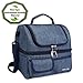 Janolia Insulated Lunch Bag, Extra Large Hard liner Meal Prep Bag, 6 Hours Insulation Time Lunch Bag Cooler Heater for Kids Women Adults Men Boys, Ideal for Travel, Hiking, School, Office