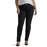 Lee Womens Plus Size Legendary Mid Rise Straight Leg Jean