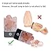 NEWBKO Himalayan Salt Lamp, Crystal Salt Lamp,Natural Air Purifying Dimmable Pink Salt Rock Crystal Amber LED Desk Night Light, Crystal Salt Lamp,with Adjustable 7 Colors Dimmer Control