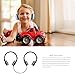 Kids Bluetooth Headphones Foldable Volume Limiting Wireless/Wired Stereo On Ear HD Headset with SD Card FM Radio in-line Volume Control Microphone for Children Adult(White)