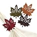 Fall Leaf Napkin Rings, Set of 4