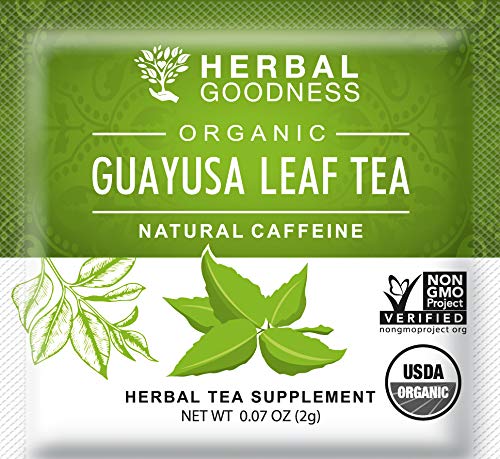 Guayusa Leaf Tea - Clean Energy - Natural Caffeine - Performance, Mental Clarity & Focus - Fat Burner - Coffee & Yerba Matte Alternative - Organic, Non GMO, Kosher, 24/2g Tea bags, Made in USA - Thumbnail 3