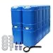5-Gallon Stackable Water Container kit (100 Total Gallons), 20 Pack, Blue, BPA Free, High Density Polyetholene (HDPE) w/Built In Handle w/(2) Bottles of Water Preserver & 4 Additional Lids & 4 Spigots