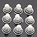 Catalina White Faux Pearl Hair twists Pack of 12 Wedding Hair Spins Clip