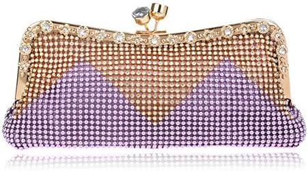 LoriLi Women's Clutch Diamond Gorgeous Evening Bag(C5)