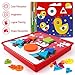 Korano Button Art Color Matching Mosaic Pegboard Set ,Early Learning Educational Toys for Kids