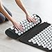 Sivan Back and Neck Pain Relief Acupressure Mat and Pillow Set, Chronic Back Pain Treatment - Relieves Your Stress of Lower Upper Back and Sciatic Pain - Black