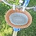 Huffy 00697BK Cruiser Bike Wicker Basket w/White Accents