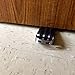 SleekStopper SW-041C Decorative Stainless Steel Door Stopper with Rubber Treads and Metal Handle (2 Pack)