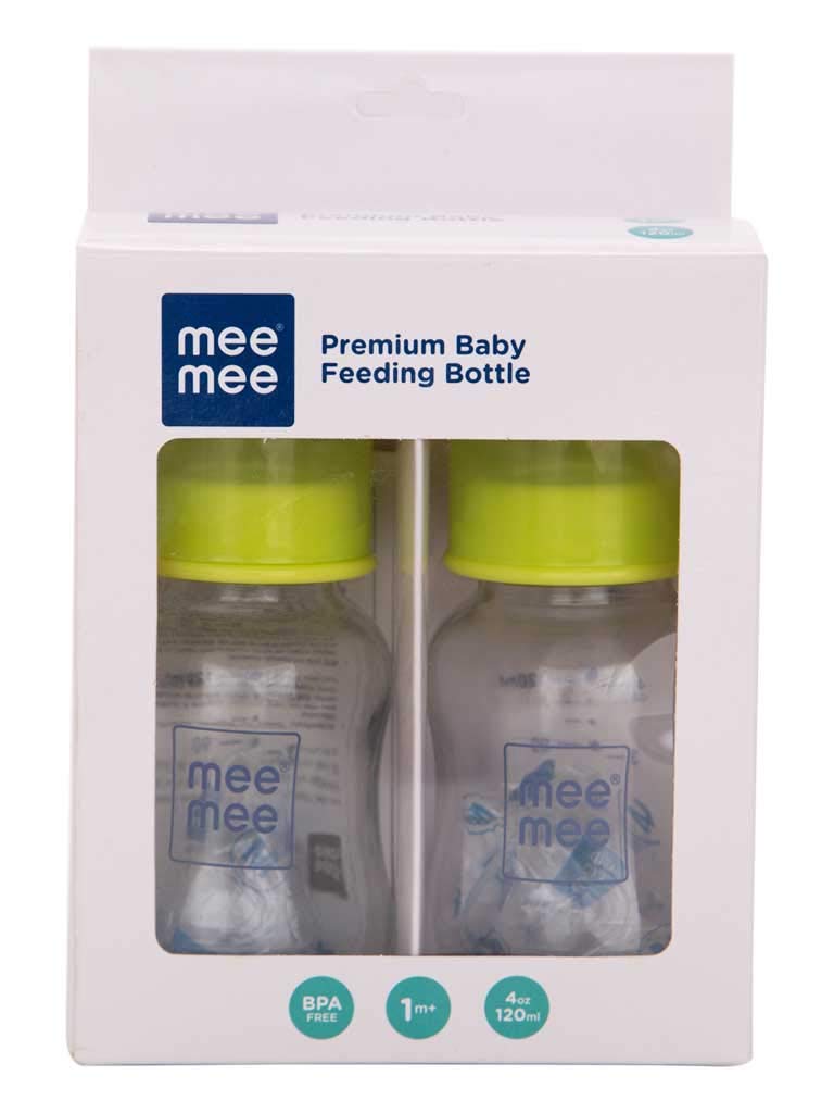 mee mee glass feeding bottle 120ml