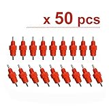 CO-Z 50 Pack Automatic Water Nipple Drinker Waterer Feeder For Poultry Chicken Duck Hen Screw In Style