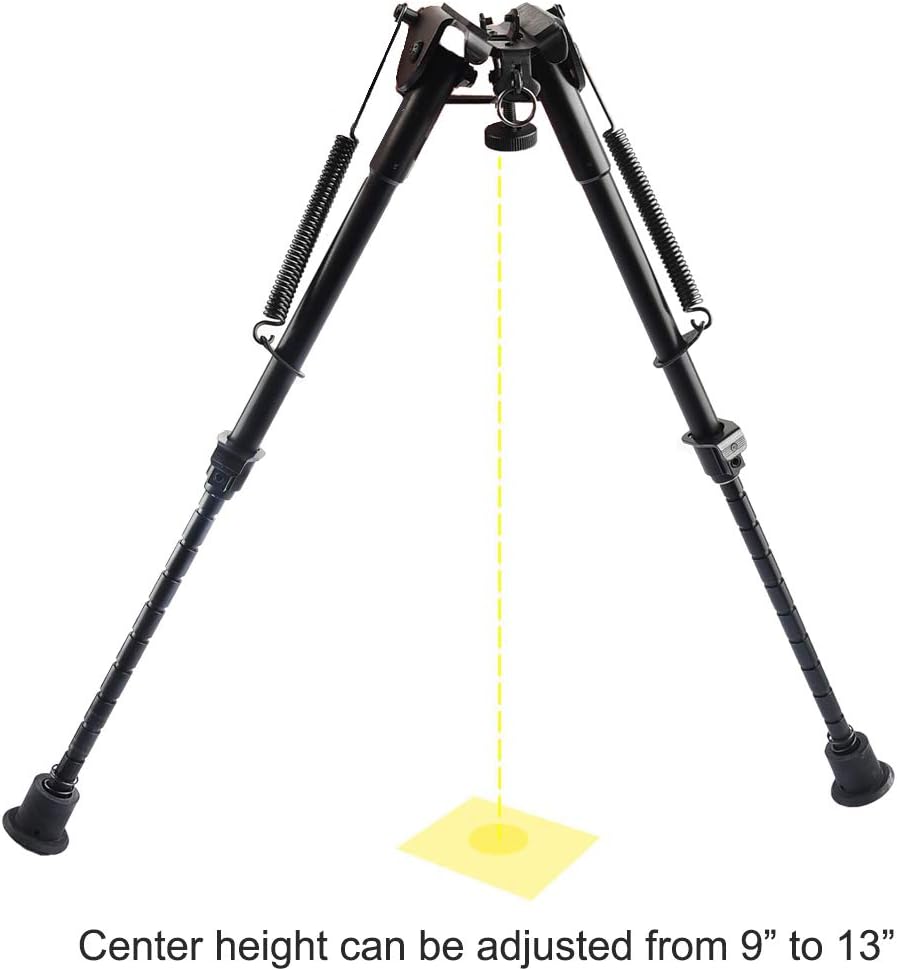 CVLIFE 9-13 Inches Bipod with Solid Sling Adapter Base : Gun Monopods Bipods And Accessories : Sports & Outdoors
