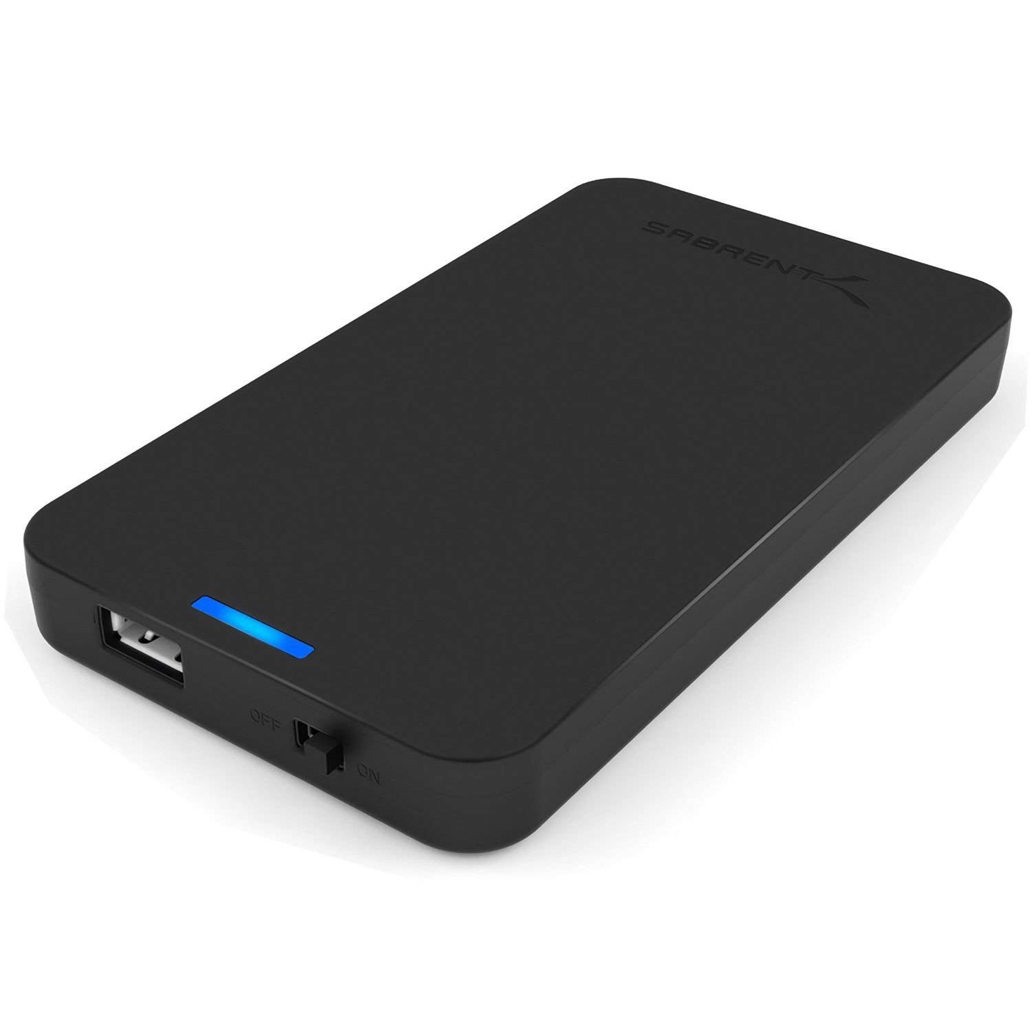 Sabrent 2.5-Inch SATA to USB 3.0 Tool-free External Hard Drive Enclosure [Optimized For SSD, Support UASP SATA III] Black (EC-UASP)