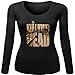Walking Dead Poster Logo for Women Printed Long Sleeve Cotton T-shirt