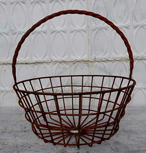 Wrought Iron Country Egg Basket