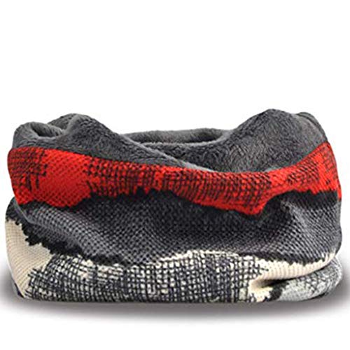 3-Way Multi-Function Scarf Headband Bandana Men Women Outdoor Thermal Insulated Autumn Winter Knit Scarf Hat Headwrap - Thumbnail 2