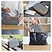 VIGBAGNIA Triple Layer Travel Cord Organizer Electronics Accessories Case USB Drive Shuttle Travel Gear Carry Bag for Phone Charger and Cable