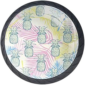 Tropical Fruit Pineapples Perillas de extracción de para gabinetes