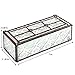 J Devlin Glass Art Box 508 Series Vintage Stained Glass Jewelry Trinket Decorative Box - Available in Blue or Pink (Pink)