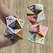 MOMONI Premium 42 Piece Valentines day cootie catcher cards game with envelopes- Perfect for kids valentine day cards, school classroom games, classroom exchange party favor, valentines goody bag treat fillers