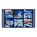 Country Christmas 25in Panel Black Fabric