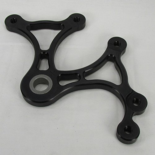 BLACK Billet Aluminum Dual Rear Brake Caliper Hanger Fits