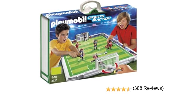 Playmobil Fútbol - Fútbol: Set de fútbol, maletín (4725): Amazon.es: Juguetes y juegos